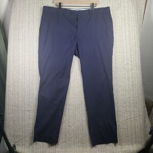 Ralph Lauren Pants Mens 40x30 Blue Dress Flat Front‎ Stretch Classic Fit Formal